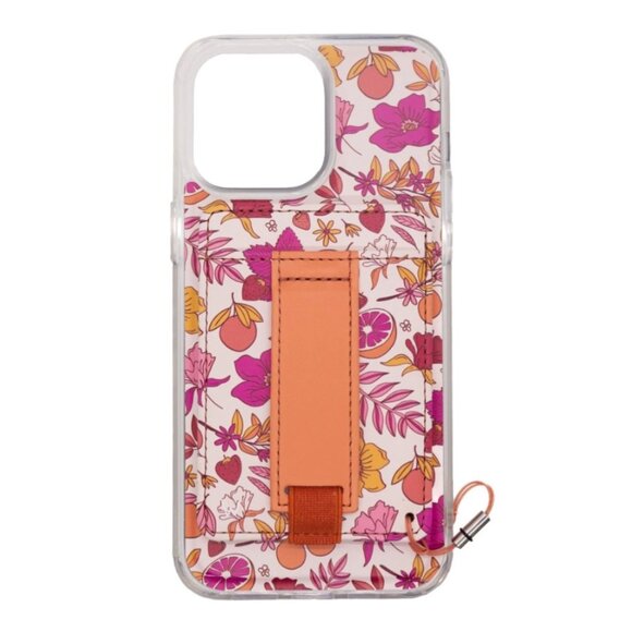 Walli Cases Tropical Floral Magnetic Case and Wallet for iPhone 14 Pro Max - Picture 1 of 6